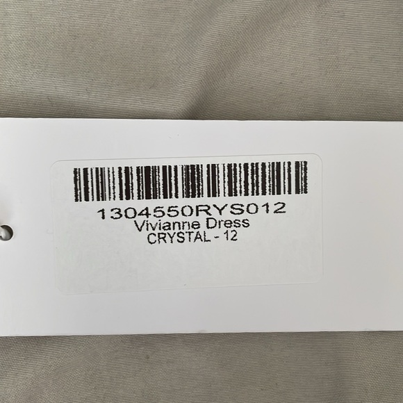 Reformation Vivianne Dress Crystal Size 12 NWT - Picture 8 of 8